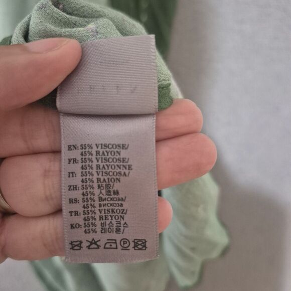 Preen Line By Thornton Bregazzi Women's Green Waterfall Wrap Skirt XS - Picture 7 of 9